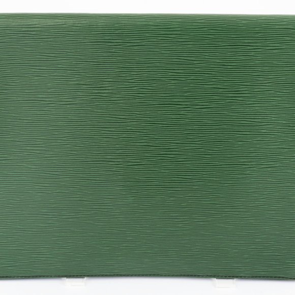 LOUIS VUITTON Green Epi Leather Clutch Bag M54455 Senator Case - Picture 3 of 12